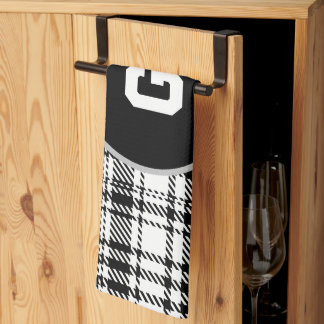 Classic Modern Plaid Tea Towel