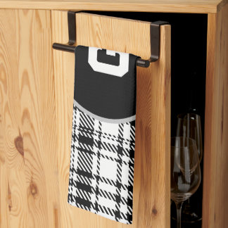 Classic Modern Plaid Tea Towel