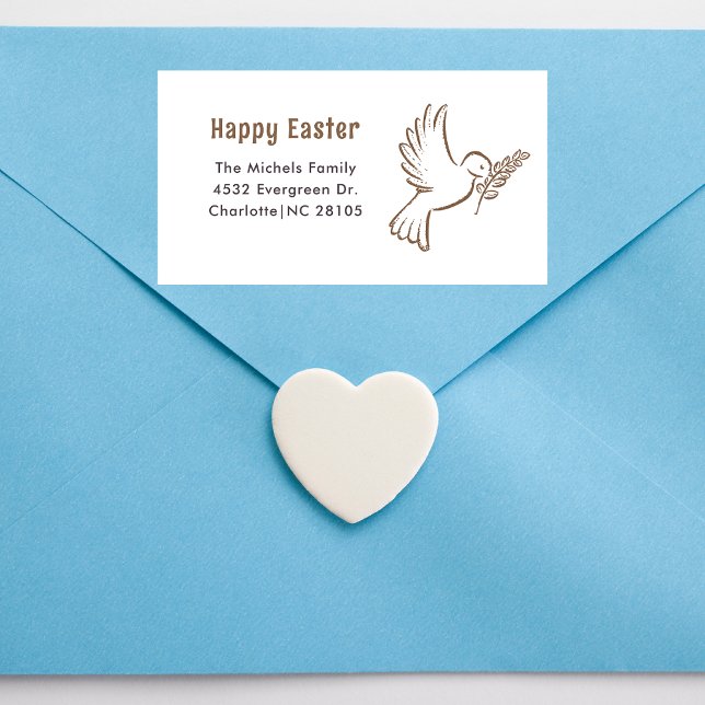 Classic Modern Simple Easter Return Address Label (Creator Uploaded)
