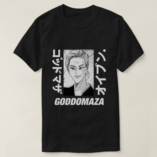 CLASSIC MOMOKO HEAD THICK TEXT MEN BLACK TEEE  T-Shirt (Design Front)