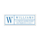 Classic Monogram Box Self-Inking Return Address