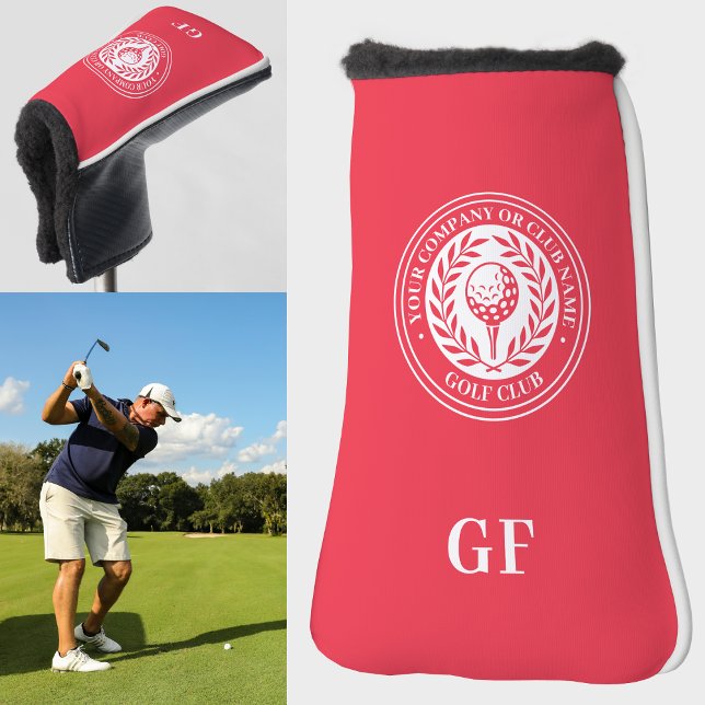 Classic Monogram Custom Name Golf Head Cover (Creator Uploaded)