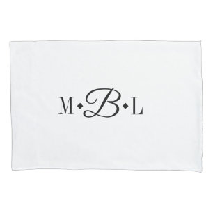 Classic Monogram Custom Pillow Case