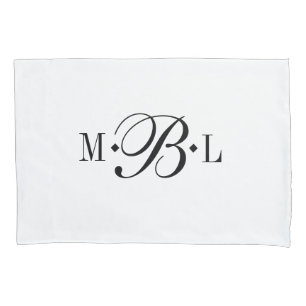 Classic Monogram Custom Pillow Case