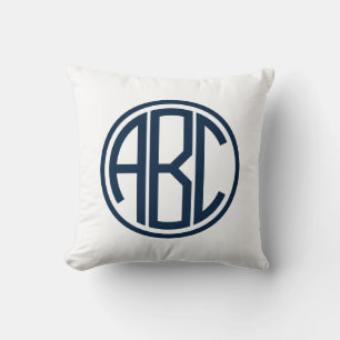 Classic Monogram Decorative Throw Pillow