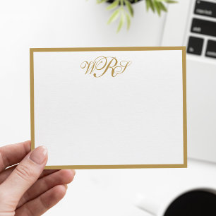 Classic Monogram Gold Card