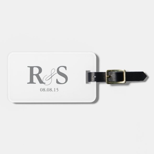 Classic Monogram | Luggage Tag (Front Horizontal)