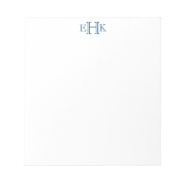 Classic Monogram Notepad (Front)
