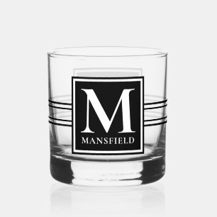 Classic Monogram Whiskey Glass
