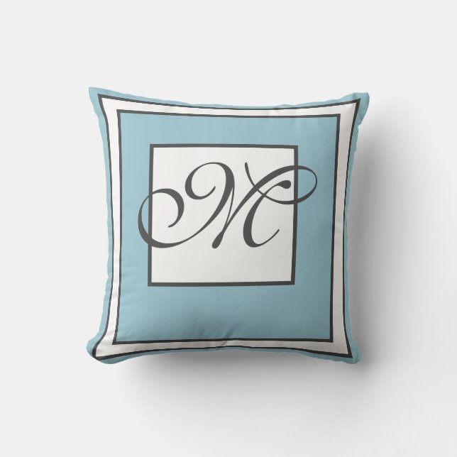 Classic Monogrammed Cushion (Front)