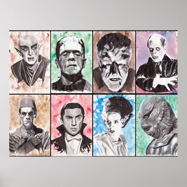 Classic Monster Collection Poster (Front)