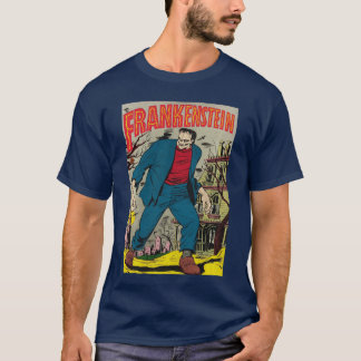 Classic Monster Poster Horror Comic Book Frankenst T-Shirt