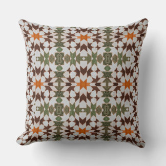 Classic Moroccan Geometric Decorative Patterns Cushion