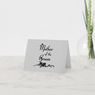 Classic Mother of the Groom Card