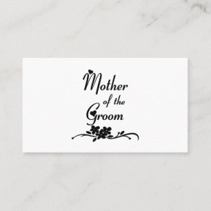 Classic Mother of the Groom Place Card