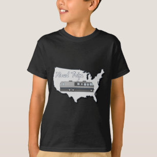 Classic Motor Home USA Road Trip T-Shirt