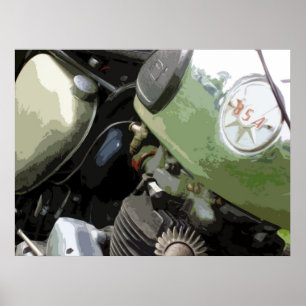 CLASSIC MOTORCYCLE 9 POSTER
