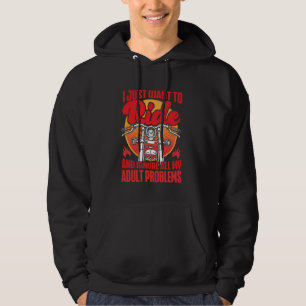 Classic Motorcycle Biker I Just Want To Ride And I Hoodie