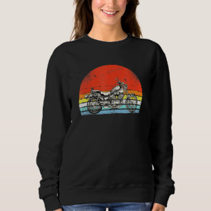 Classic Motorcycle Biker Retro Vintage Sunset 1 Sweatshirt