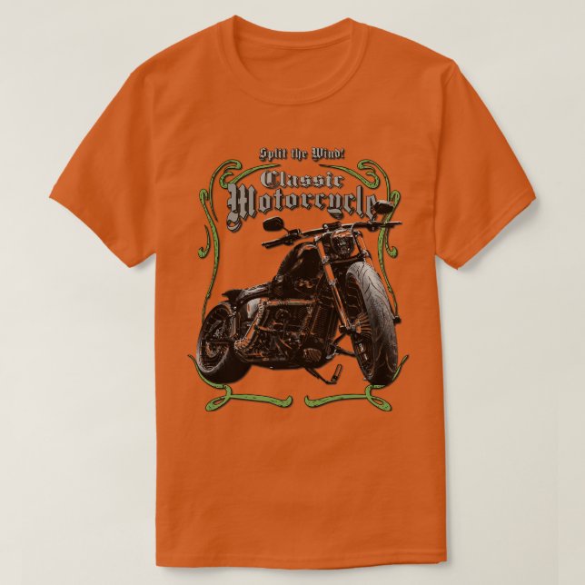 Classic Motorcycles lover T-Shirt (Design Front)
