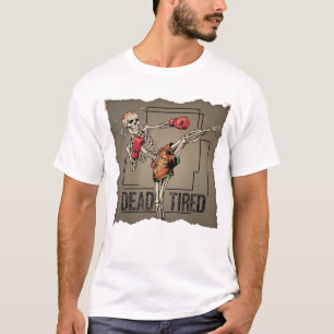 Classic Muay Thai Skeleton Fighter T-Shirt