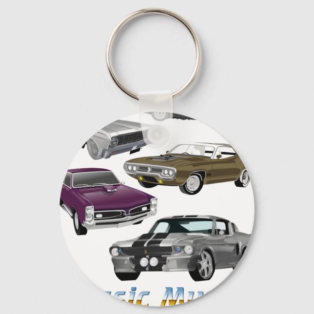classic mucle key ring (Front)
