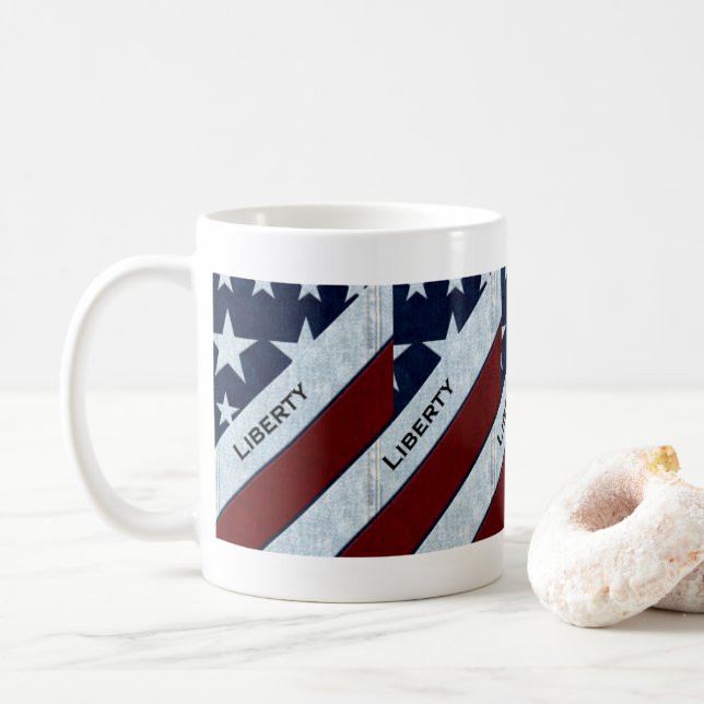 Classic Mug, 11 oz Coffee Mug (With Donut)