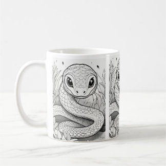 Classic Mug, 11 oz , Dragon Mug, Coffee Cup, Snake Coffee Mug