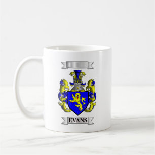 Classic Mug Evans Family Surname And Logo