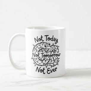 Classic Mug for Coffee Lovers with Witty Worm Humo