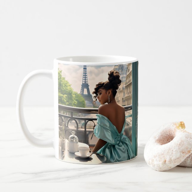 Classic Mug | Girl In Paris (With Donut)