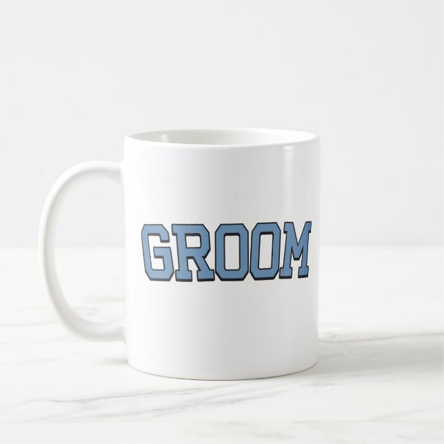 Classic Mug Groom Wedding Bachelor Party Gift (Left)