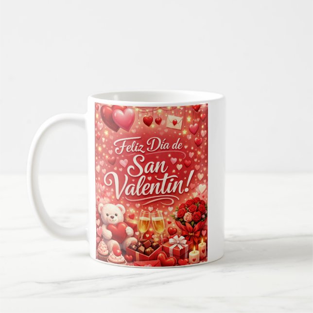Classic Mug “Happy Valentine's Day” – Gift (Left)