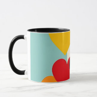 Classic Mug Hearts Design