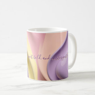 Classic mug in stylish abstract graphic