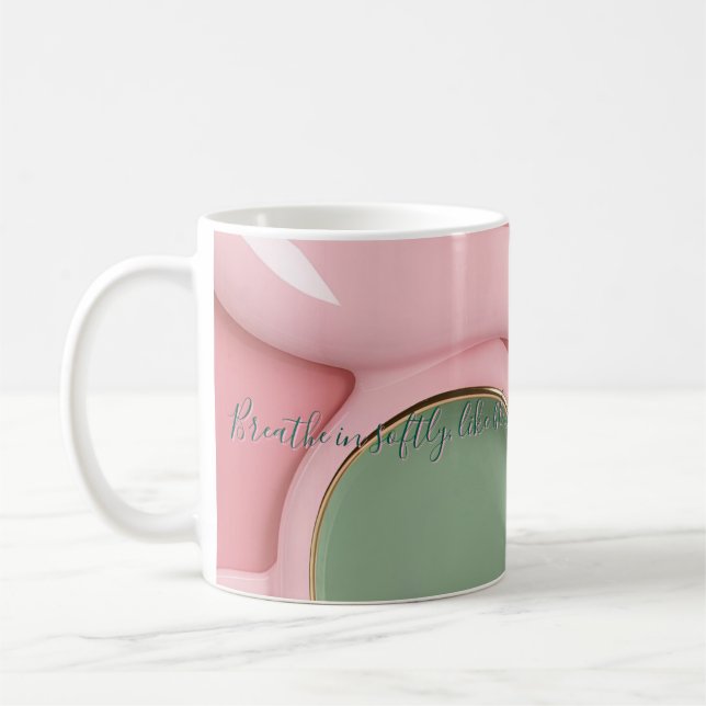Classic mug in stylish abstract graphic (Left)