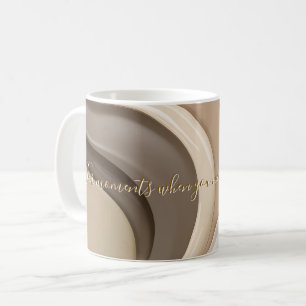 Classic mug in stylish abstract graphic