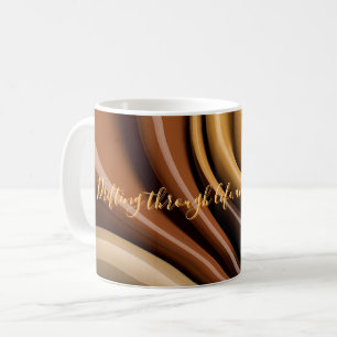 Classic mug in stylish abstract graphic