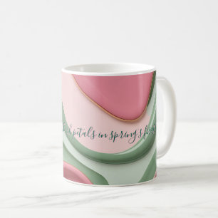 Classic mug in stylish abstract graphic