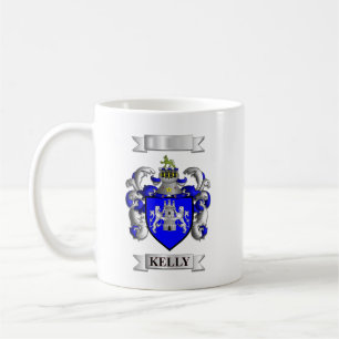 Classic Mug Kelly Surname And Shield