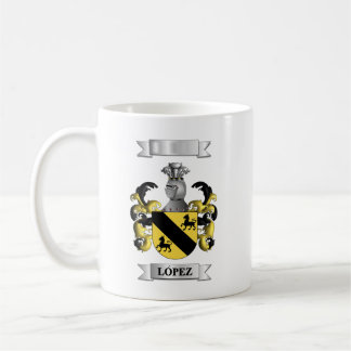 Classic Mug Lopez Surname And Shield