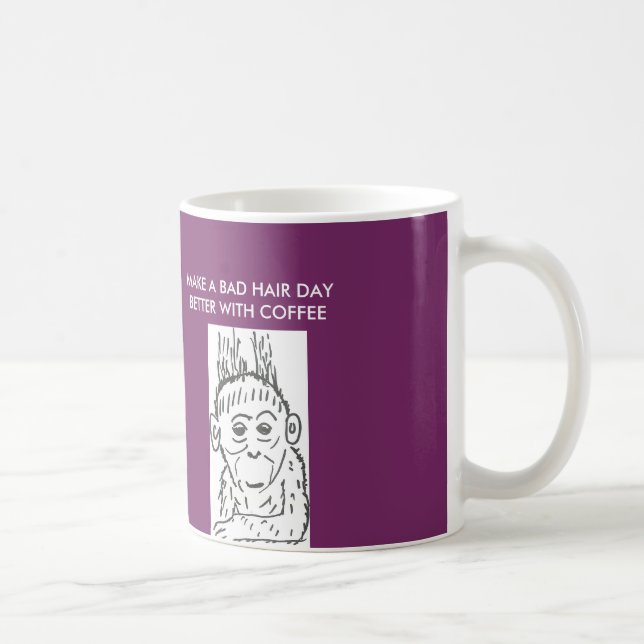 CLASSIC MUG-MAKE A BAD HAIR DAY BETTER WITH COFFEE MUG (Right)