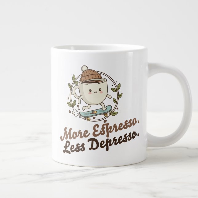 Classic Mug - More Espresso. Less Depresso. (Right)