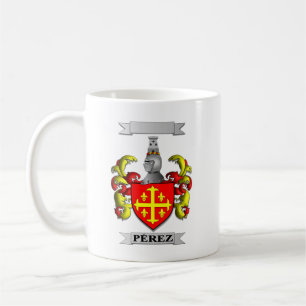 Classic Mug Perez Surname And Shield