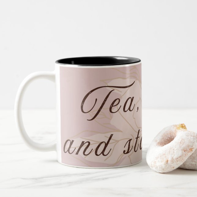 Classic Mug -  Regency Inspired Minimal Aesthetic (With Donut)