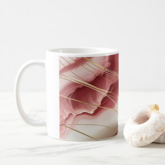 Classic Mug with baby pink marble design