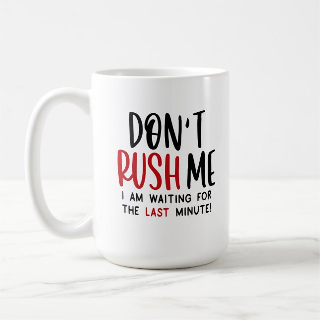 Classic mug with funny logo (Left)