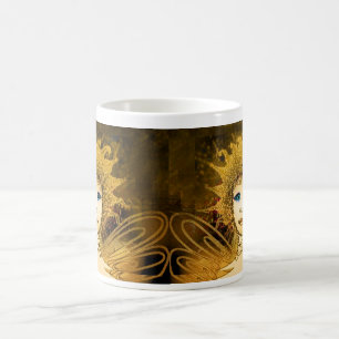 Classic Mug with Golden Art Déco Style Fairy