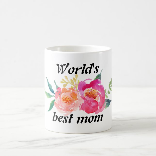 Classic Mug: Worlds best mum Coffee Mug (Center)