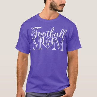Classic  Mum 34 Thats My Boy  Jersey Number T-Shirt